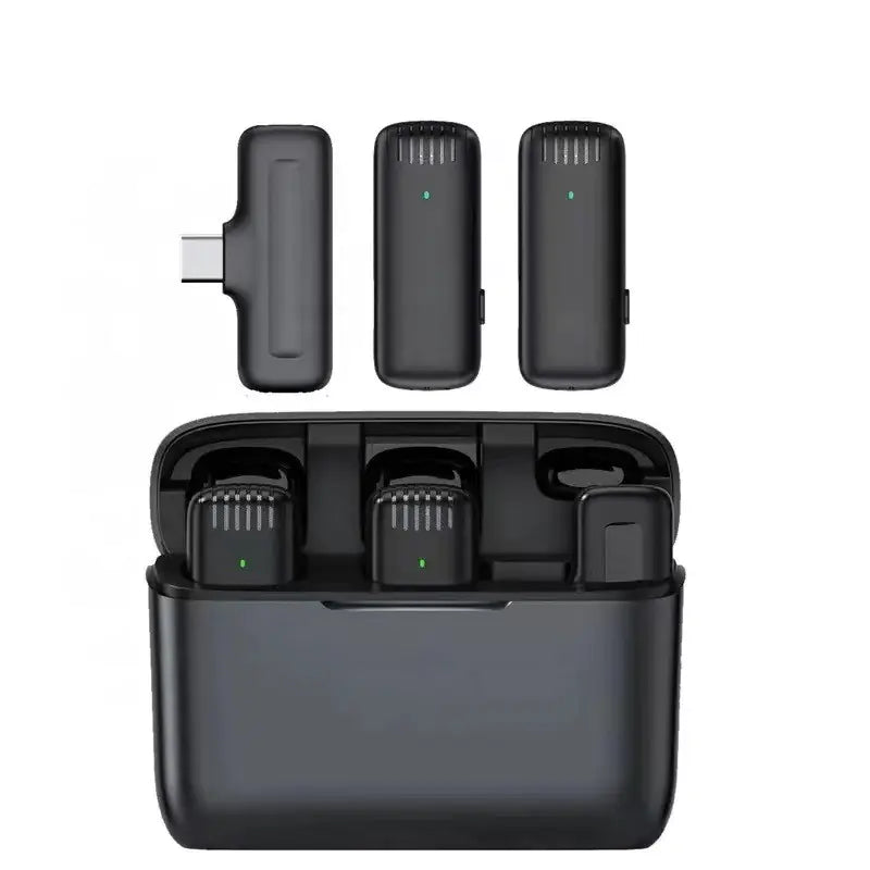 Wireless Lavalier Microphone J11/J13 with Charging Case – Bluetooth 5.3 Clip-on Mic for iPhone, Android, and Mobile Streaming - KenTech Innovation Store