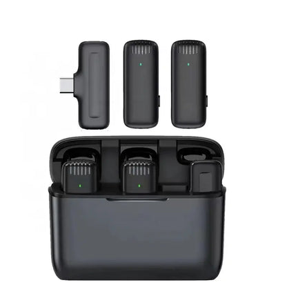 Wireless Lavalier Microphone J11/J13 with Charging Case – Bluetooth 5.3 Clip-on Mic for iPhone, Android, and Mobile Streaming - KenTech Innovation Store