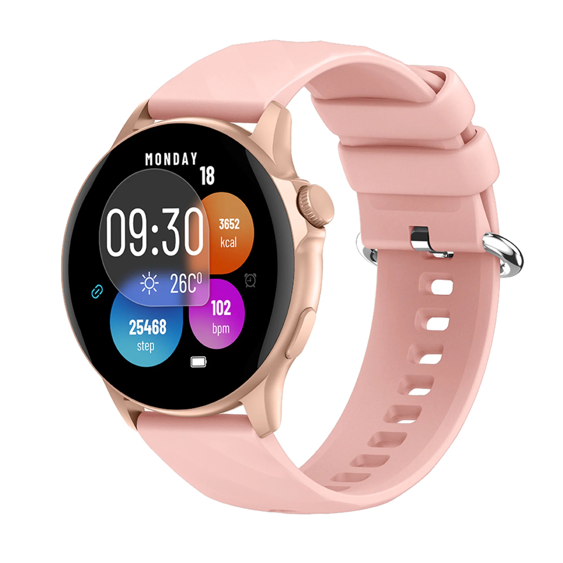Smart Watch – Fitness Tracker with Heart Rate, SpO2, Sleep Monitor, Smart Notifications & Waterproof Design - KenTech Innovation Store