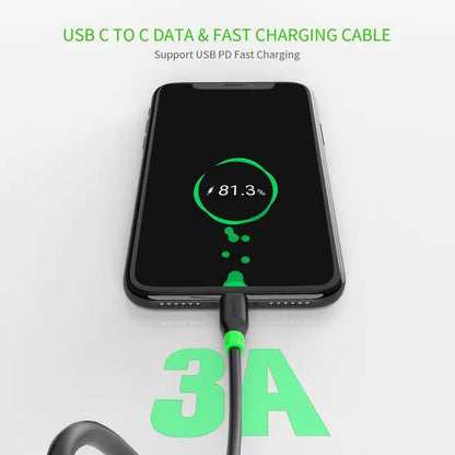 Thunderbolt 3FT USB C To C Fast Charging Cable - KenTech Innovation Store