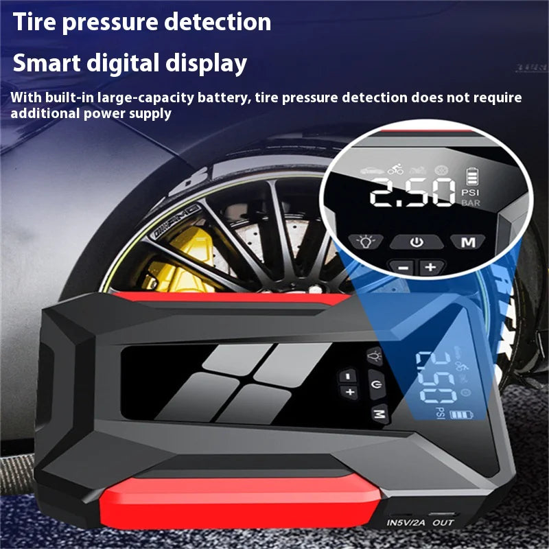 All-in-One 12V Emergency Car Power Bank & Inflatable Starter - KenTech Innovation Store