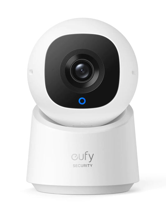 eufy Security Indoor Cam C210 – 1080p PTZ Plug-In Security Camera with AI Human/Motion Detection, Night Vision, 360° Coverage