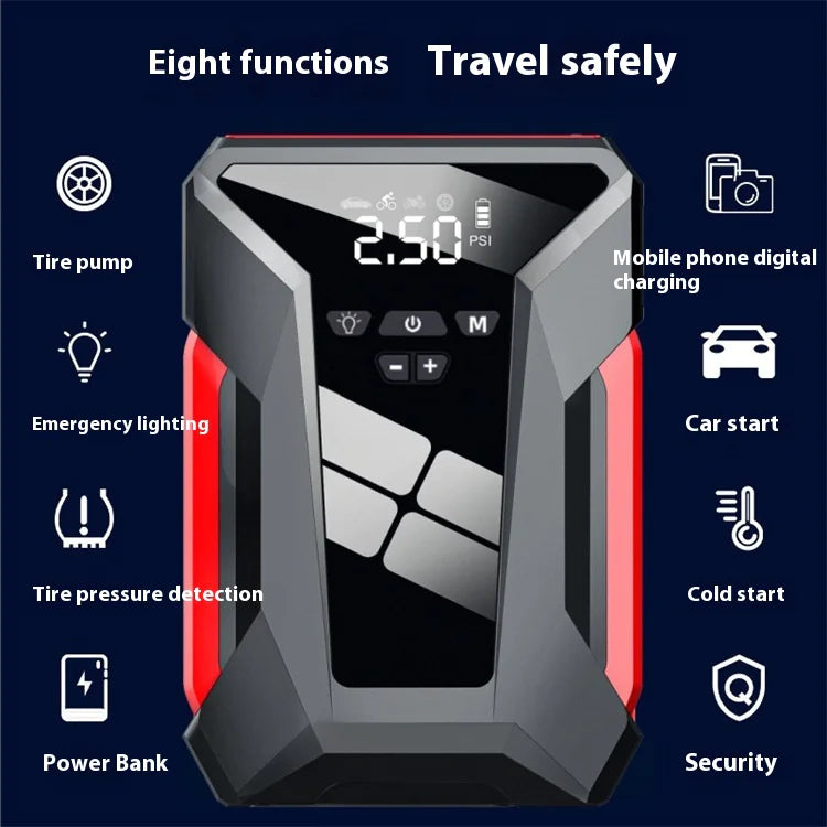 All-in-One 12V Emergency Car Power Bank & Inflatable Starter - KenTech Innovation Store