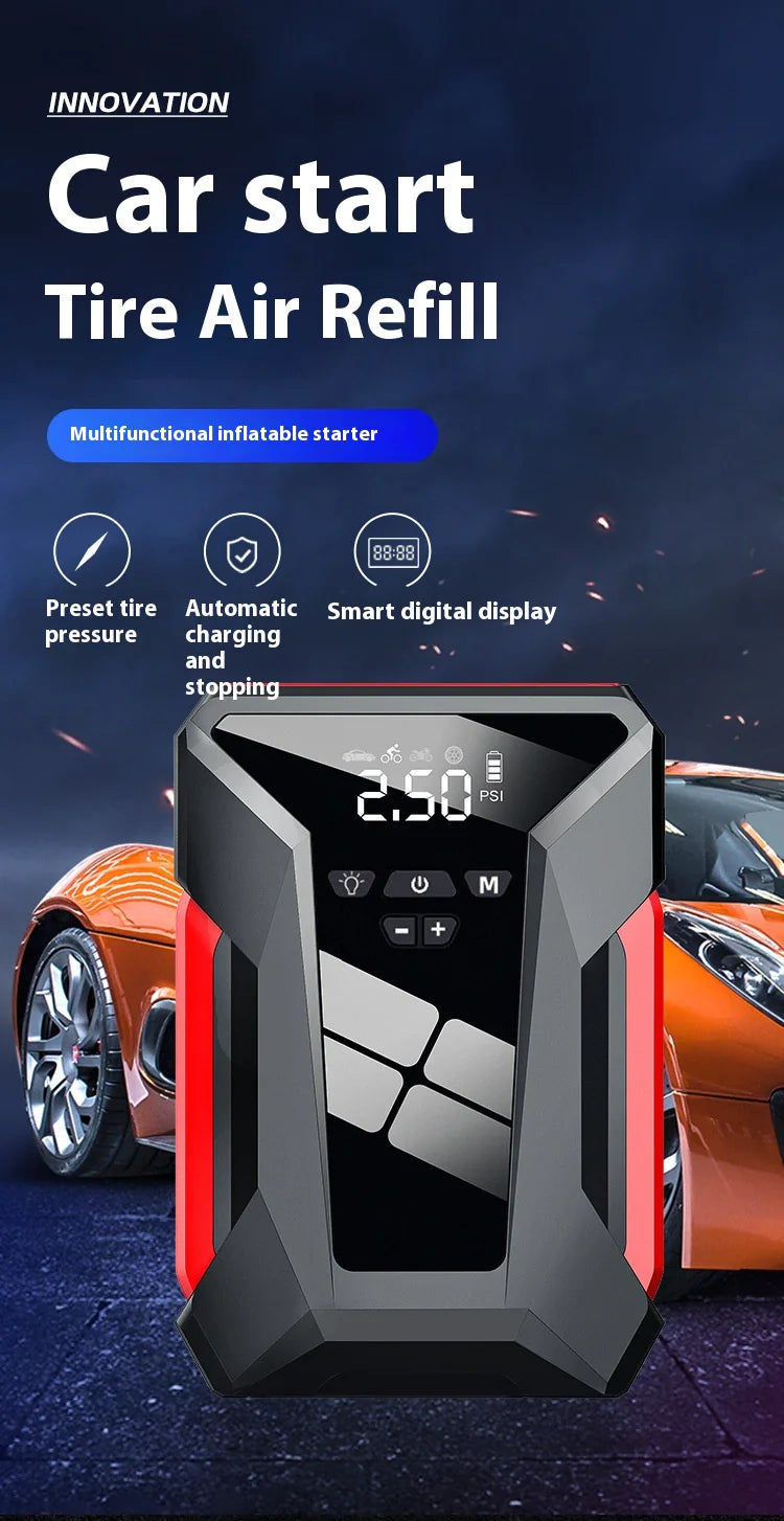 All-in-One 12V Emergency Car Power Bank & Inflatable Starter - KenTech Innovation Store