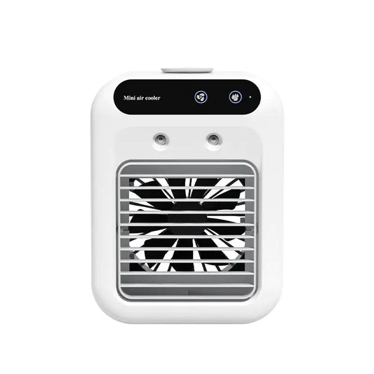 Portable Air Cooler Fan with Ice Water Cooling & Essential Oil Diffuser – USB Powered, Touchscreen Operation, for Home & Office Use - KenTech Innovation Store