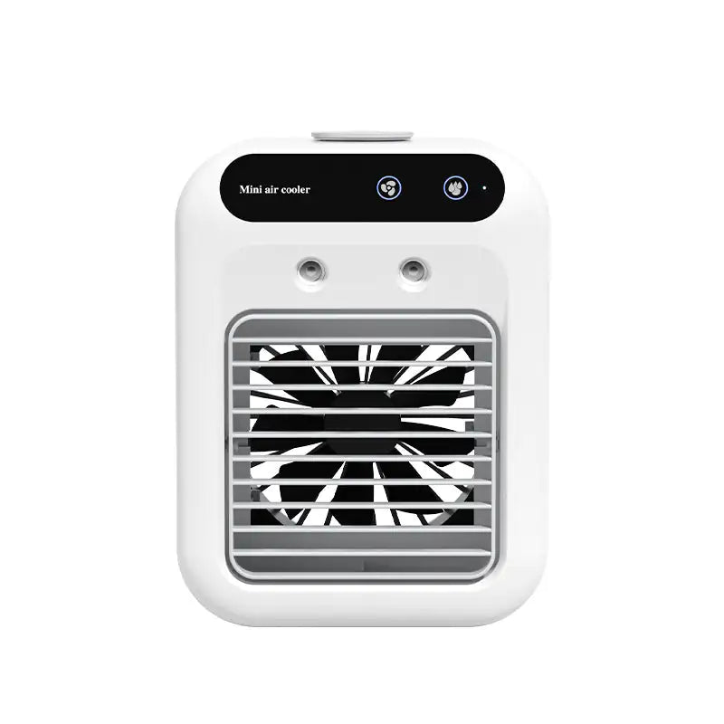 Portable Air Cooler Fan with Ice Water Cooling & Essential Oil Diffuser – USB Powered, Touchscreen Operation, for Home & Office Use - KenTech Innovation Store