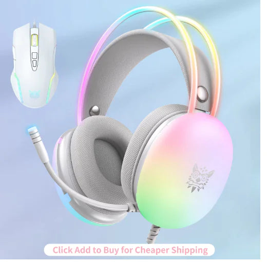 RGB Gaming Headset with Noise-Canceling Microphone and Premium Sound – PC & Console Compatible - KenTech Innovation Store