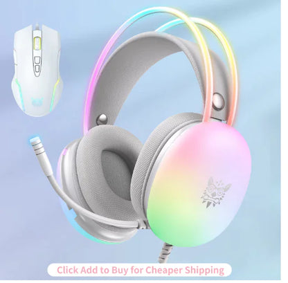 RGB Gaming Headset with Noise-Canceling Microphone and Premium Sound – PC & Console Compatible - KenTech Innovation Store