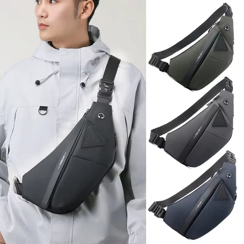 Anti-Theft Chest Bags Crossbody Bag for Men Messenger Bag Sling Shoulder Bag Mobile Phone Waterproof Bagpack Travel Sports Bags