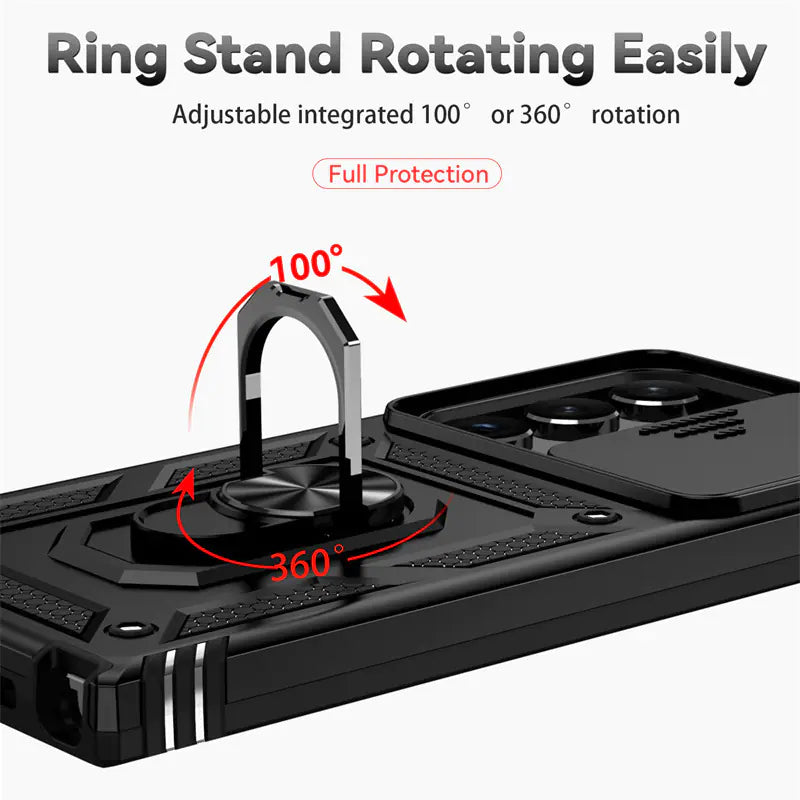 Samsung S24 Ultra Military Ring Stand Case A14 5G - KenTech Innovation Store