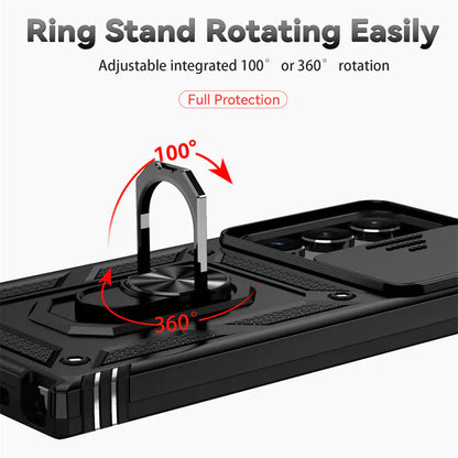 Samsung S24 Ultra Military Ring Stand Case A14 5G - KenTech Innovation Store