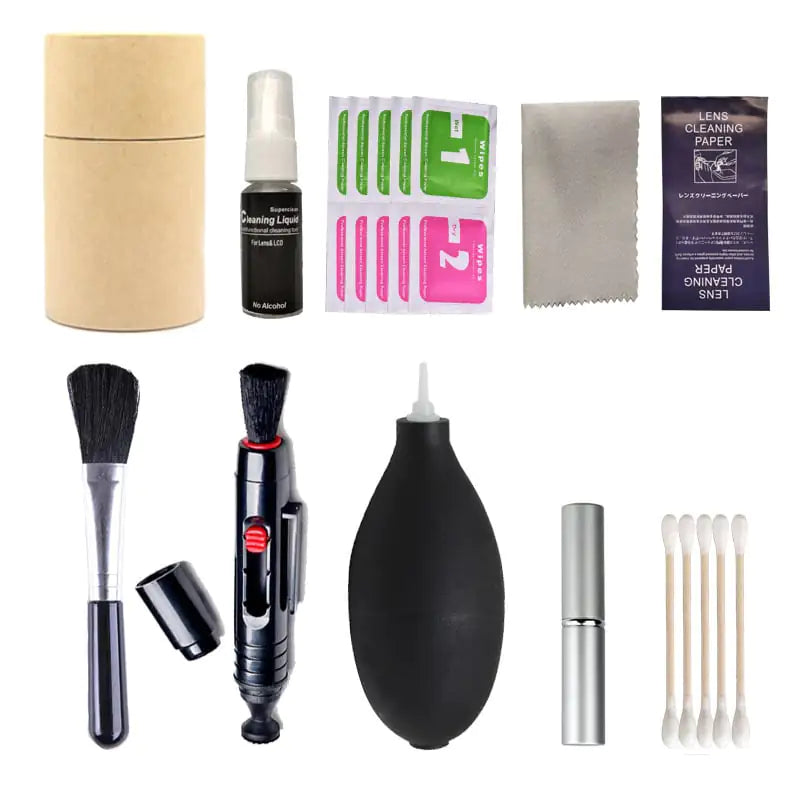 SLR Camera Cleaning Kit – 9-in-1 Professional Cleaning Set for DSLR, Mirrorless, and Lens Maintenance - KenTech Innovation Store