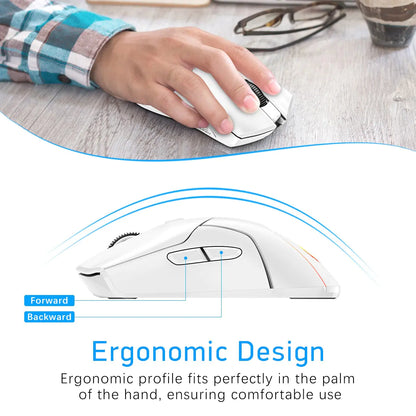 T40 Rechargeable 3-Mode Wireless Bluetooth Gaming Mouse - KenTech Innovation Store